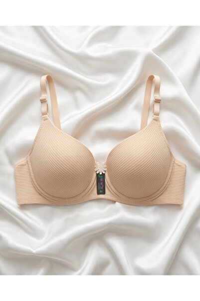 Hirazenmoda Micro sutien Ebru cu dungi, fără suport