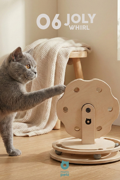 MAMATOYZ Mamapetz Jolly Whirl Tırmanma Çarkı ve kedi Oyuncağı