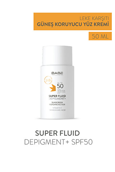 Babe Laboratorios Super Fluid Depigment+ SPF50 50ml-Leke Karşıtı Güneş Koruyucu