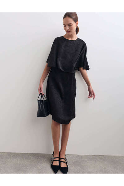 Marks & Spencer Viskon Kısa Shift Elbise