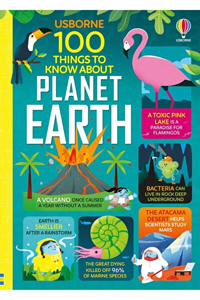 Usborne Children's book, Usborne, 100 Things to Know About Planet Earth, 8+ y...