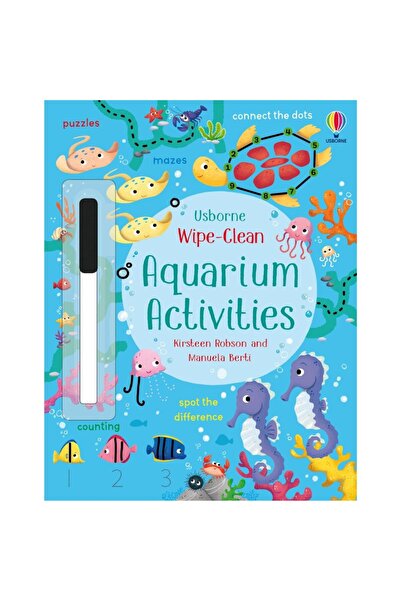 Usborne Wipe-Clean Aquarium Activities - Write-and-Erase Activity Book