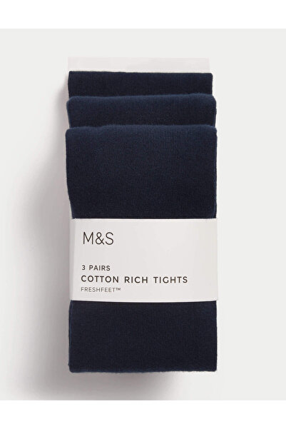 Marks & Spencer 3'lü Freshfeet:trade_mark: Külotlu Çorap Seti (2-16 Yaş)