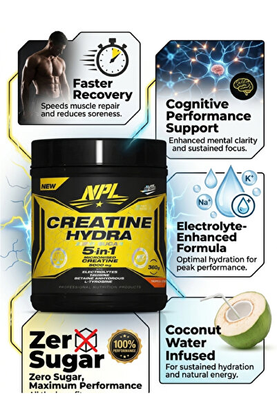 Body Armor Nutrition NPL Creatine HYDRA – 360g | Advanced Hydration & Performance Support
