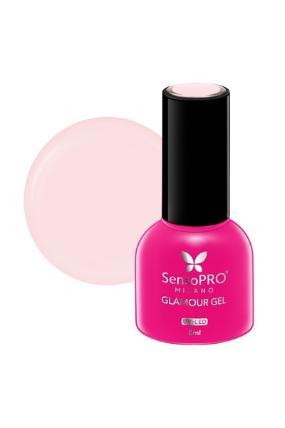 SensoPRO Milano Ojă semipermanentă Glamour Gel 8ml, Beach Temptation #84