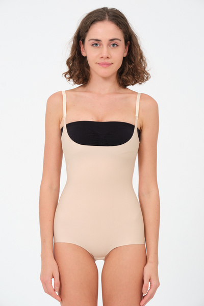 LoraDream Corset pentru femei cu decupaj laser și piept deschis LD3021