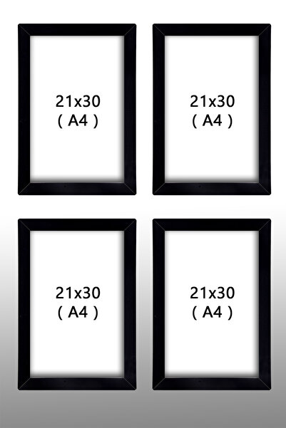 yeditepe hayat 4 τεμάχια 21x30 Κορνίζες - Κορνίζα Α4 με PVC - Κορνίζα MDF - Κ...