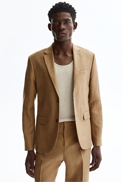 H&M Keten Ceket Slim Fit