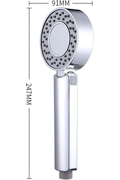 Arabest Double Sided High Pressure Handheld Shower Head, 3 Mode with Filter f...