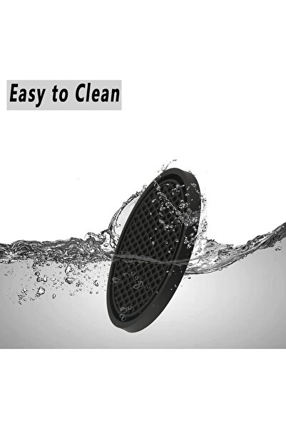Arabest 4-Piece Car Cup Coaster, Universal Waterproof Non-Slip Pad, Black Int...