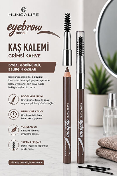 Huncalife Eyebrow Kaş Kalemi Grimsi Kahve