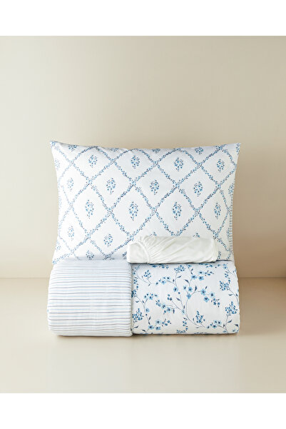 English Home Fresh Ivy Kolay Ütülenir Çarşaflı Tek Kişilik Nevresim Takımı 16...
