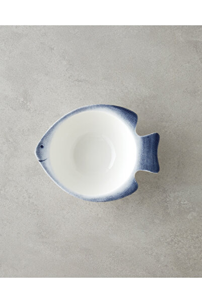 English Home Marinova Porselen Kase 17 cm Mavi-Beyaz