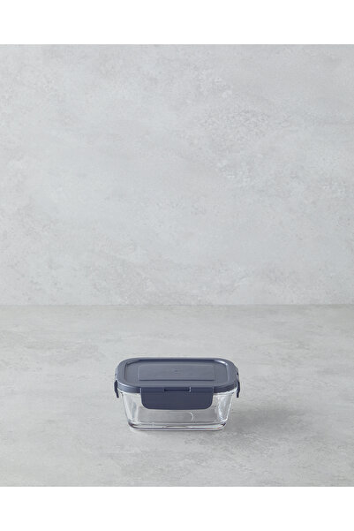 English Home Fresh Ware Cam Saklama Kabı 720 ml Gri