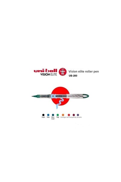 UNİ-BALL Roller Kalem Vision Elite Ub-200 0.8 Red