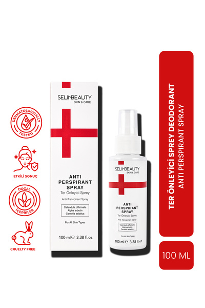 SELİNBEAUTY Skin&Care El&Ayak&Koltuk Altı Ter Önleyici Sprey Deodorant