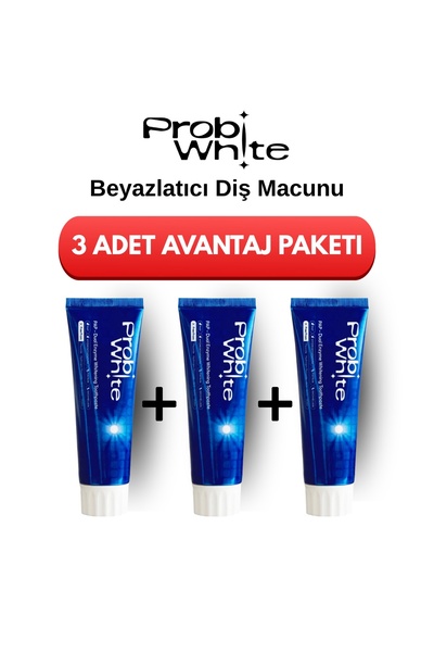 Probident ProbiWhite Beyazlatıcı Diş Macunu-PAP Teknolojili,Mikro Hidroksiapa...