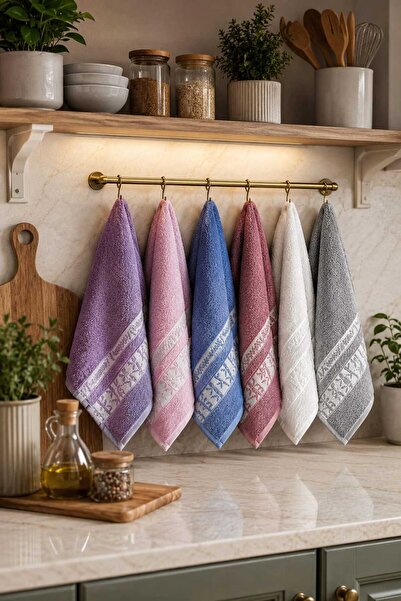 Mela Home Model bambus 30*50 cm Set de 6 prosoape de bucătărie - Dowry - Pros...