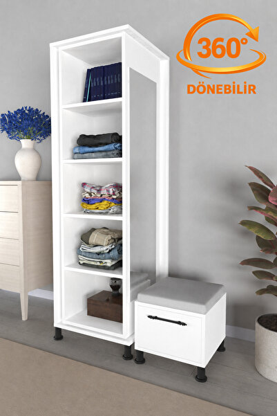 iyimi? Dönence Takım Modern Vestiyer Portmanto Aynalı Askılıklı Antre Dolabı