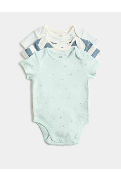 Marks & Spencer 3'lü Pamuklu Body