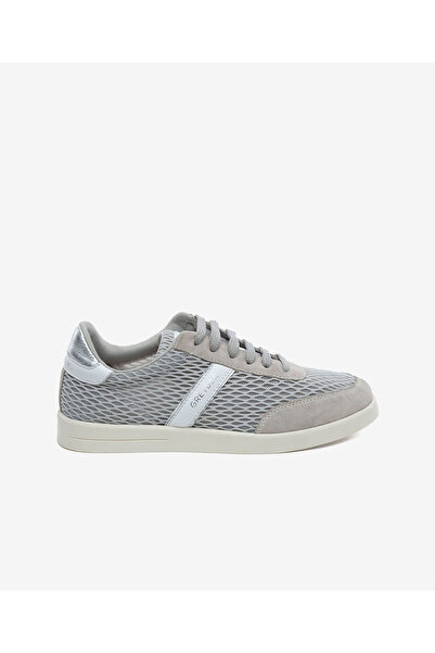 Greyder Kadın Gri Hakiki Deri Sneaker Ayakkabı 5Y2UA34382
