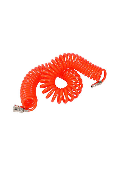 Lawazim Pro7 PU Air Compressor Hose - 15m Flexible 5x8mm with 1/2" Quick Conn...
