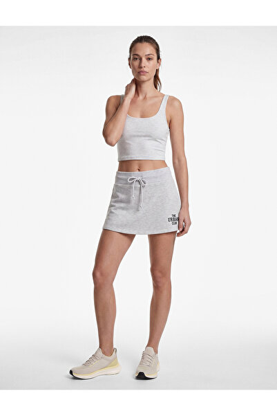 Koton Beli Lace-Up Slim Fit Embroidered Mini Sports Shorts Skirt