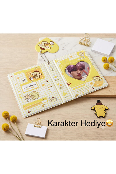 SANRIO Ponponpurin Kuromi Pochaco MyMelody Binder Fotoğraf Albümü Fotokartlık...