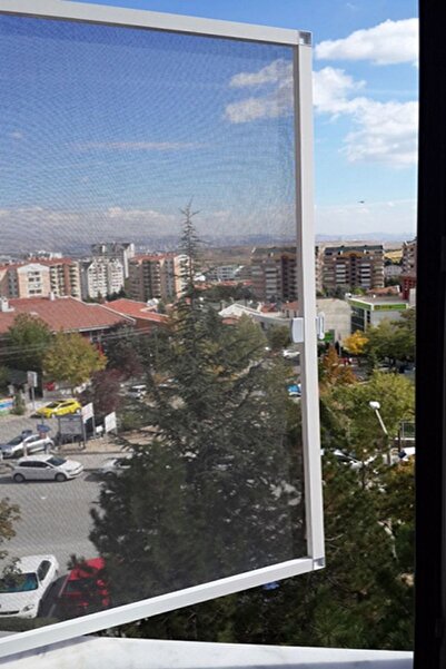 Genel Markalar Menteşeli Pencere Sinekliği Beyaz Renk (en: 0-70 Cm, Boy: 0-13...