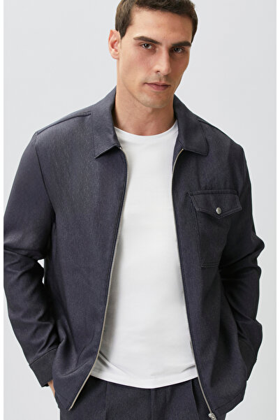 Network N-Tech Indigo Denim Gömlek