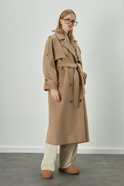 Manuka PREMIUM CACHET TRENCHCOAT KAMEL