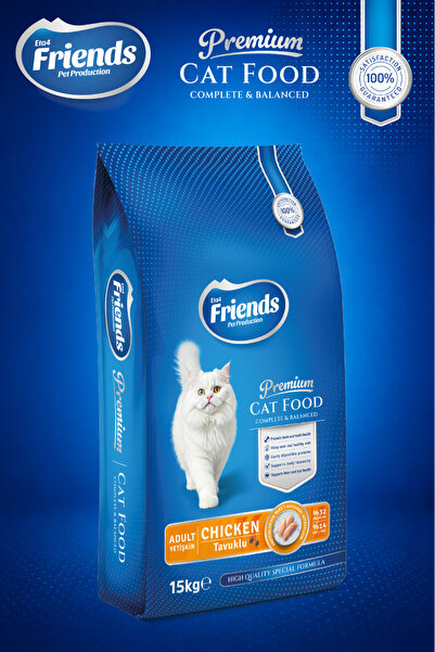 Friends Premium 15 Kg Tavuklu Yetişkin Kedi Maması