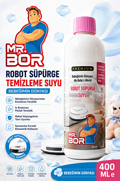 MR.BOR AKILLI ROBOT SÜPÜRGE SUYU 400 ML.