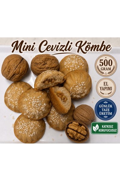 Sesame Works Mini Cevizli Kömbe 500 gr