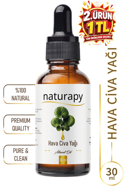NATURAPY Hava Civa Yağı (Alkanet Oil) Maserasyon | Ekstraksiyon Yağı 30 ml Da...