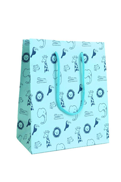 OEM Pungi cadou PETIT JUNGLE ALBASTRU L 240 x 100 x 335 mm ROTOLUX
