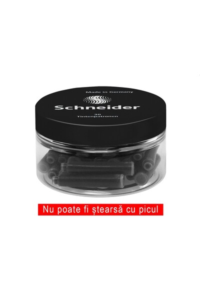 SCHNEIDER reîncărcare pix negru 30/borcan