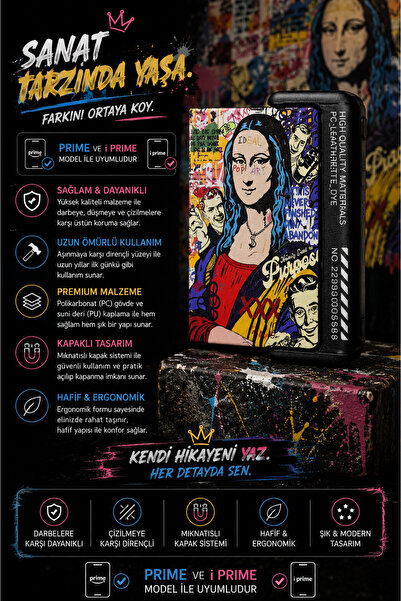 Zigver ıqos ıluma prime manyetik kapaklı kılıf desenli