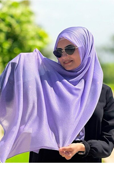 ALDAIYR Silvery Chiffon Shawl