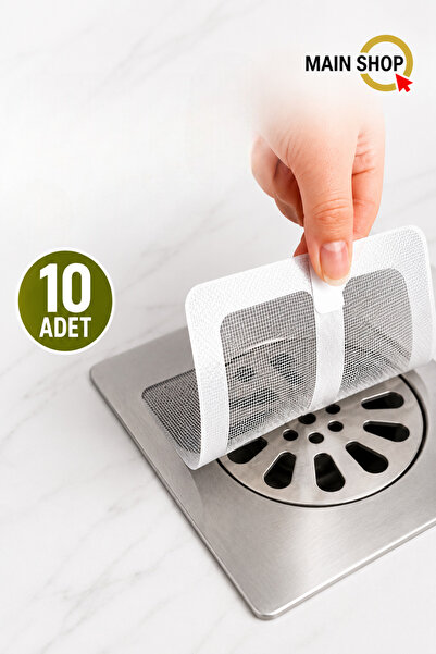 isgstore Main Shop 10 Adet Yapışkanlı Banyo Gider Filtresi M-740