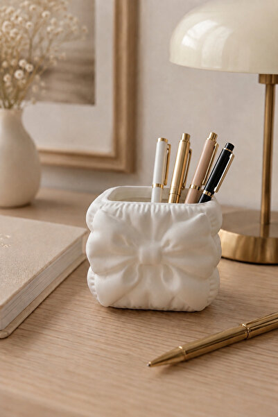 fao shop 7/24 Çalışma Alanı Beyaz 14x12 cm | Fiyonk Form Kalemlik Organizer M...