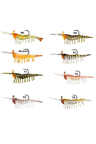 RYUJI Ayu Shrimp 7.5cm 7.2gr Silikon Karides Yem