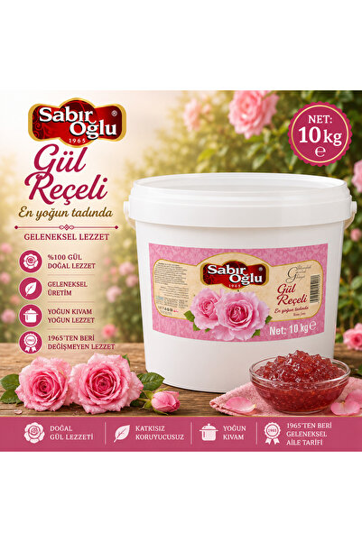 SABIROĞLU 10 kg Reçel Pls Kova Gül