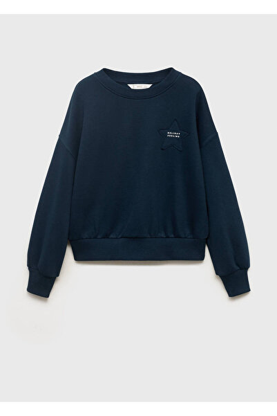 MANGO Kids Sweatshirt sa izvezenim zvezdama