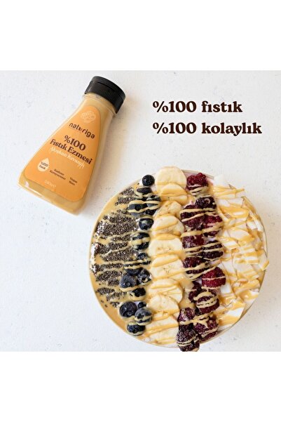 Naturiga Sıkılabilir %100 Fıstık Ezmesi 240gr