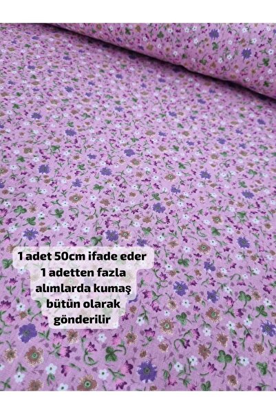 daisy star Poplin Kumaş ( Çiçek desen 50 x 170 )