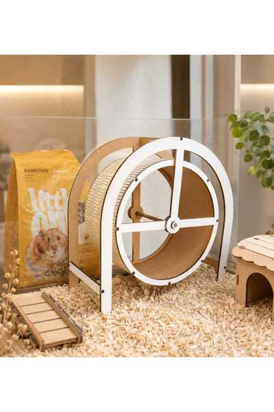 İzmir Lazer Kesim UV Baskı Ahşap Hamster Çarkı
