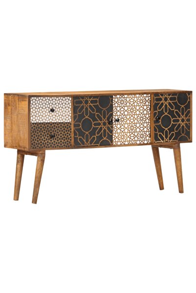 Concept Servantă, model imprimat, 130 x 30 x 70 cm, lemn masiv de mango