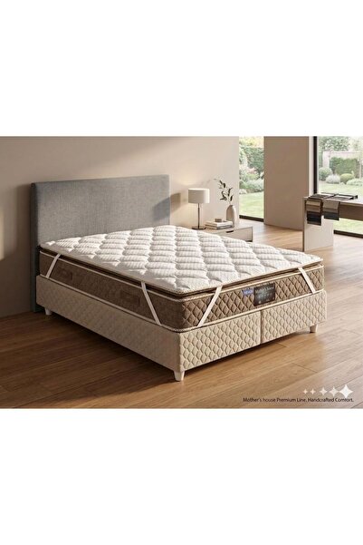 Mother's House Full Ortopedik Tavşan Tüyü (Peluş) Yatak Pedi, Topper Yatak Şi...