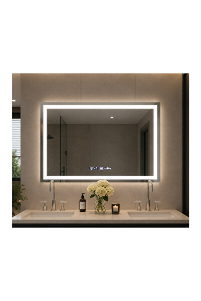 OPTIM DEKO Oglindă tactilă LED premium Nova cu sistem de dezaburire 80x60 cm